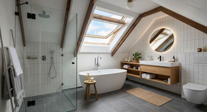 Attic Bathroom Remodeling in North Conway, NH