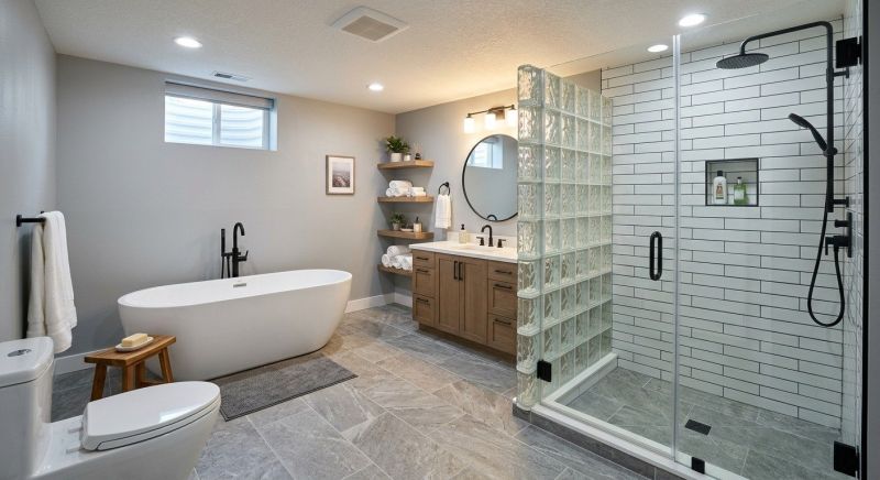 Basement Bathroom Remodeling in North Conway, NH