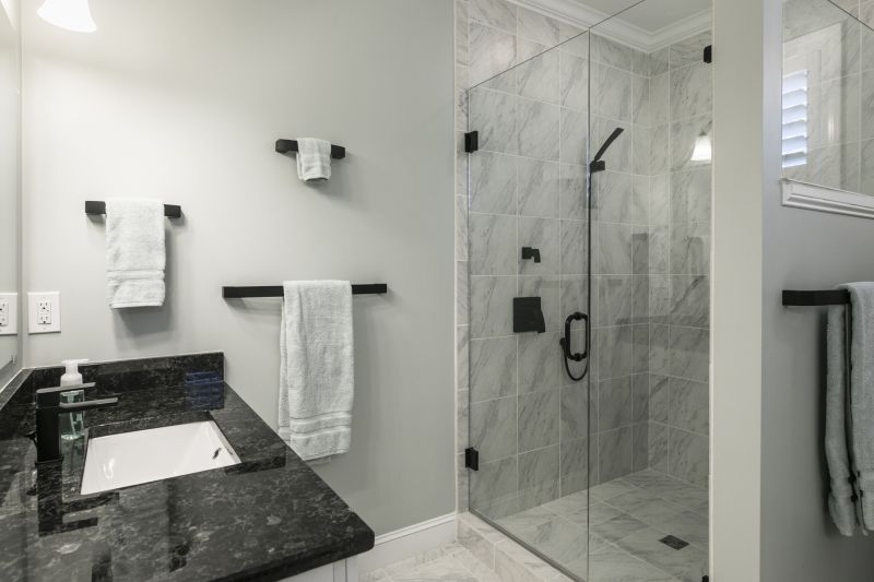 Granite Shower Installation in North Conway, NH