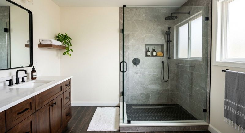Tub To Shower Conversion in North Conway, NH